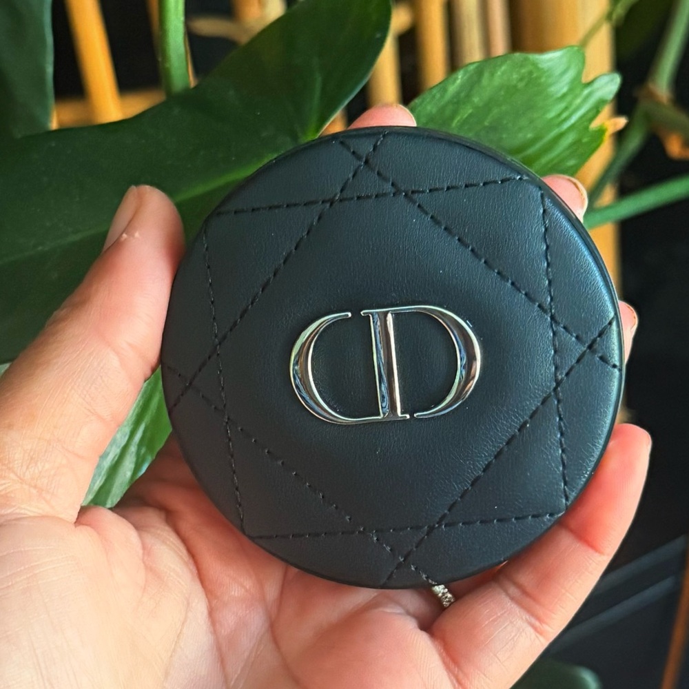 Christian Dior CD Cannage Double Sided Mirror Compact